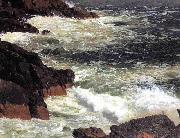 Frederic Edwin Church Rough Surf, Mount Desert Island oil painting on canvas